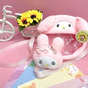 Sanrio my melody handbag with plush